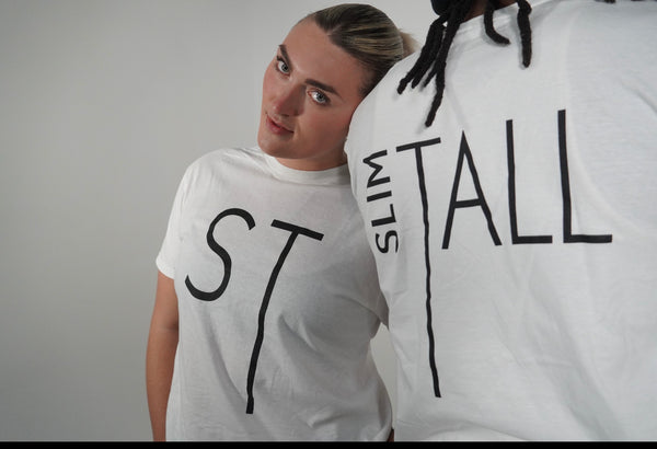 White “ST” T-SHIRT